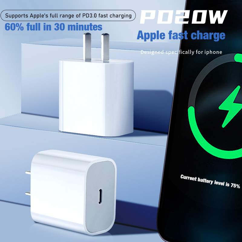 Travel Charger 20w + Original cable Shape C-L