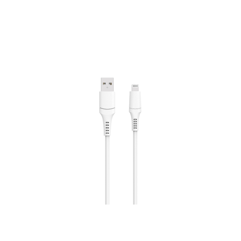 USB A-Lightning silicone data cable 2M