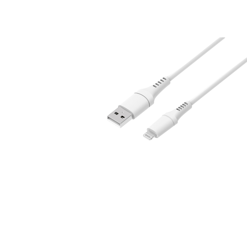 USB A-Lightning silicone data cable 2M