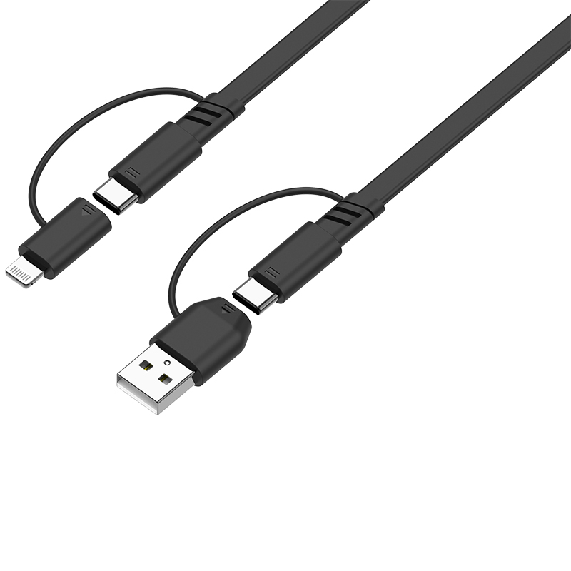 MFI 4-in-1 PVC data cable