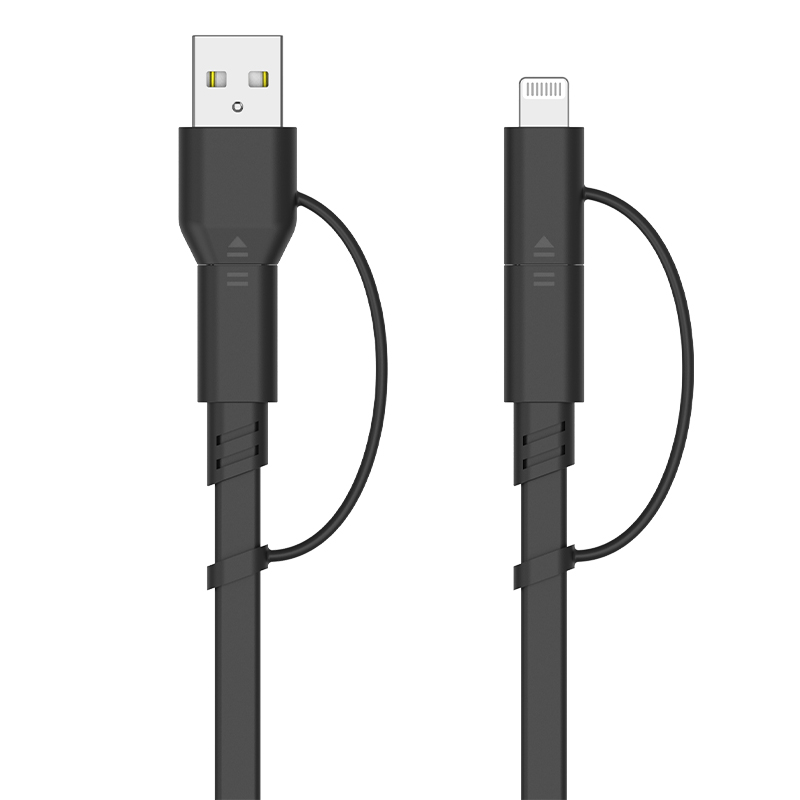 MFI 4-in-1 PVC data cable