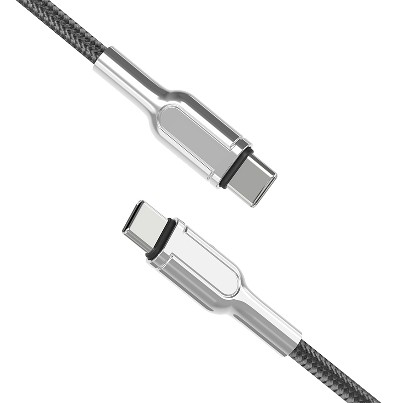 C To C Zinc Alloy Braided Cable