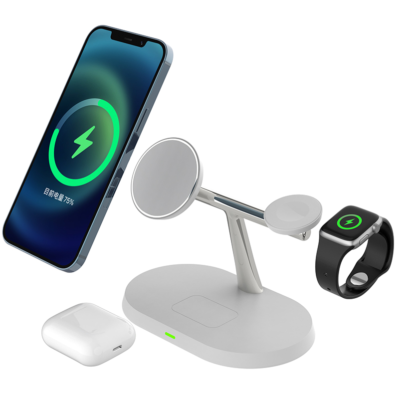 iWatch Watch/Mobile Phone/TWS Earphones 3-In-1 Wireless Charger JY3IN102